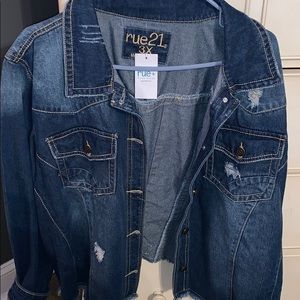 Brand new jean jacket!!